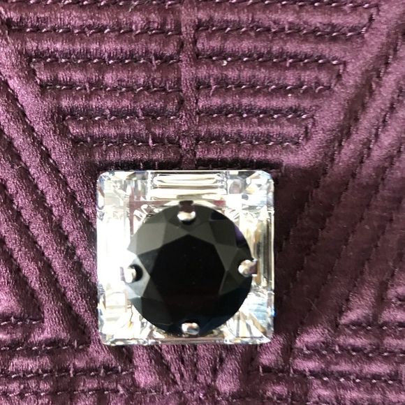 LANVIN Feathered Ouloulette Violet Shoulder Bag NT - Picture 7 of 8